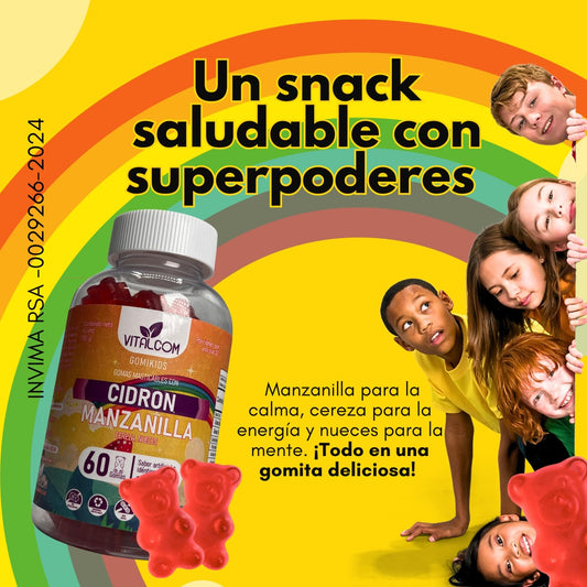 Gomikids Cidron De Manzana Vitalcom X 60 unds