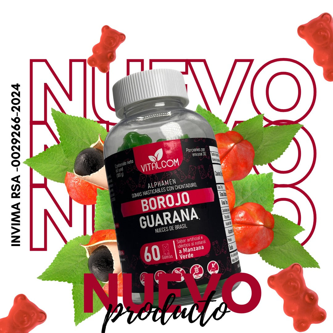 Gomitas Alphamen de Borojó X 60 unds
