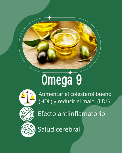 Omega 3-6-9 de Origen Vegetal - 60 Cápsulas Blandas