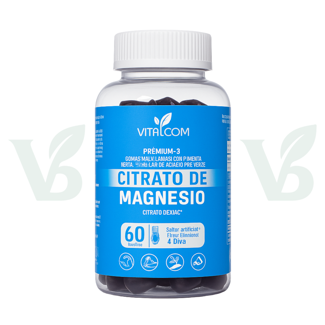 Gomitas De Citrato De Magnesio x 60 unds