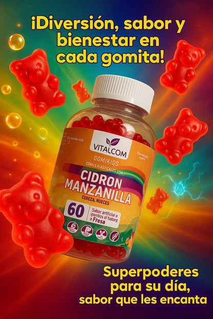 Gomikids Cidron De Manzana Vitalcom X 60 unds